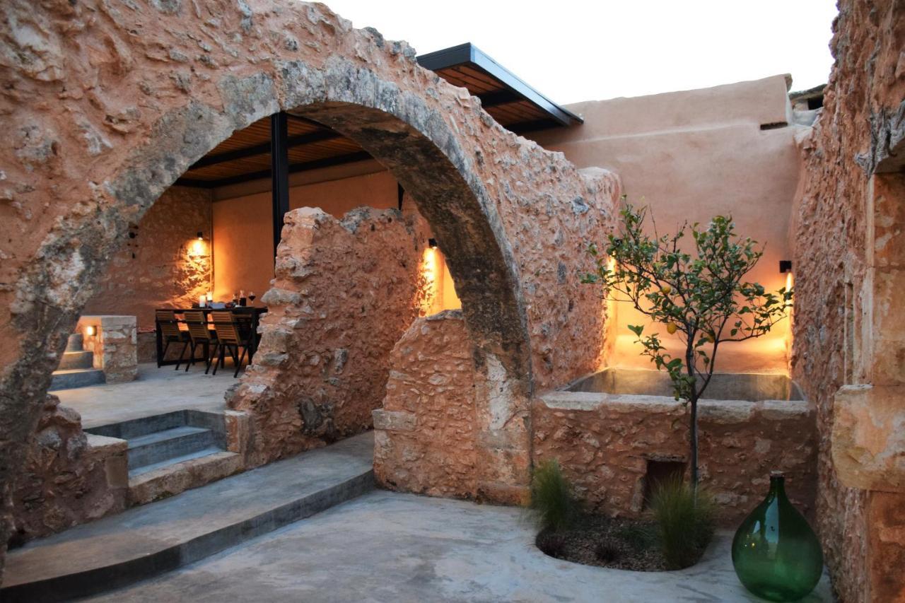 Almyrida Sands Luxury Stone Villa Xirostérnion Exteriér fotografie