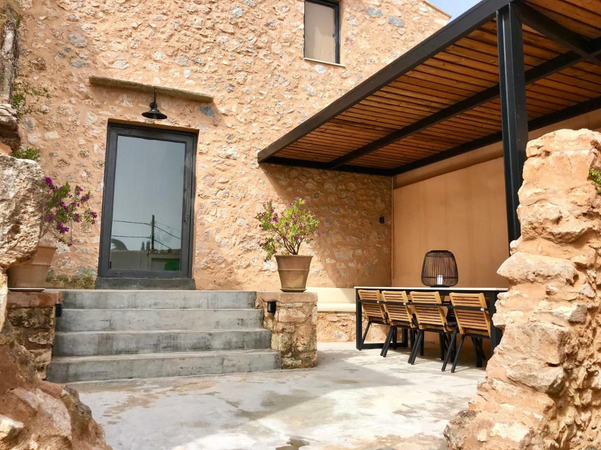 Almyrida Sands Luxury Stone Villa Xirostérnion Exteriér fotografie